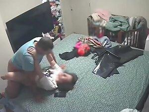 Big guy caught by hidden cam while fucking short wife Picture 8