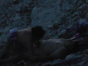 Nighttime fuck on the beach Picture 5