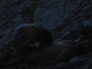 Nighttime fuck on the beach Picture 8