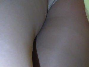 Checking out lace thong in an upskirt Picture 8