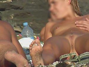 Hottest clam on nudist beach Picture 5