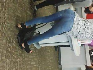 Slut bends over and moves her hips Picture 2