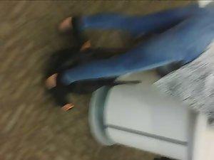 Slut bends over and moves her hips Picture 4