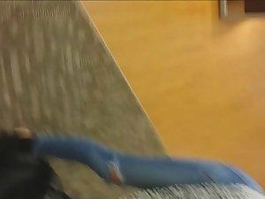 Slut bends over and moves her hips Picture 6