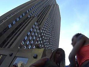 Sexy wedgie in a wiggling butt Picture 1