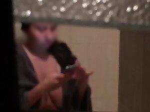 Window peep on naked neighbor's tan lines Picture 5