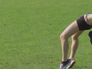 Gymnastic girls warming up Picture 1