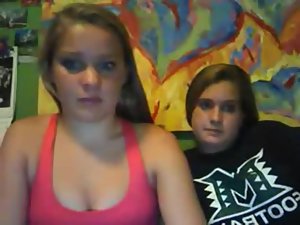 Fun loving teens showing off on webcam Picture 2