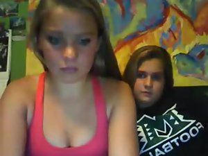 Fun loving teens showing off on webcam Picture 4