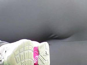Sideways view of a tasty cameltoe Picture 8