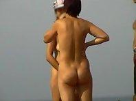 Nudists standing and chit chatting Picture 7