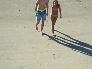 Three nudists and one shy guy in shorts Picture 6