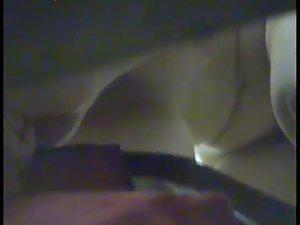 Nice hairy pussy spied as she dresses up Picture 6