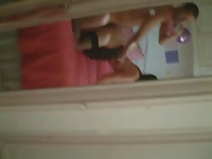 Filming a sex selfie in the mirror Picture 5