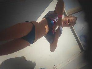 Amazing tan lines around young pussy Picture 3