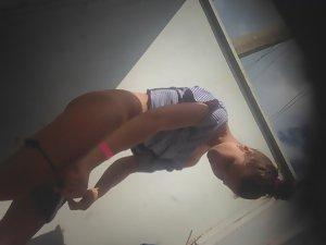 Amazing tan lines around young pussy Picture 5