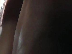 Checking out her bubble butt Picture 3