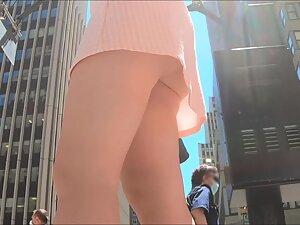 Discreetly following to see her upskirt Picture 7