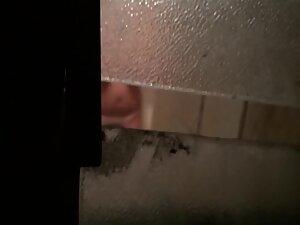 Peeping on incredible big boobs with tan lines Picture 1