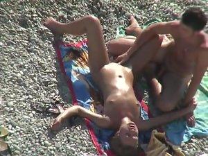 Finger fucking caught on the beach Picture 6