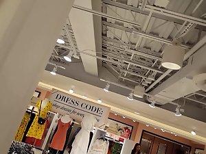 Perfect ass in bent over pose spotted by voyeur Picture 6