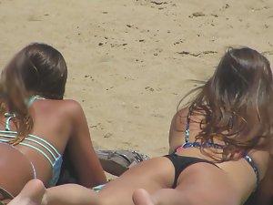 Two delicious and exposed teen asses Picture 7