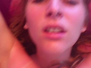 Beauty bites her lips while he fucks her hairy pussy Picture 1