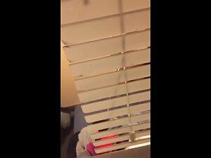 Peeping on big boobs from outside neighbor's window Picture 4