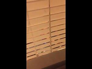 Peeping on big boobs from outside neighbor's window Picture 5