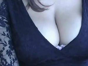 Sharply dressed woman's nipple gets out Picture 6