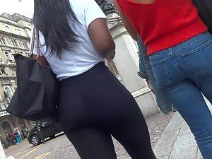 Black teen girl in black tights Picture 3