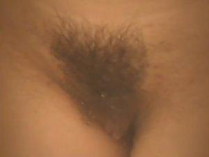 Perfect hairy pussy peeped in close up Picture 7