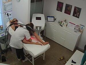Spying on fancy woman getting naked for hair removal Picture 8