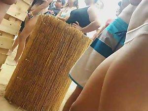 So close to a perfect cameltoe Picture 4