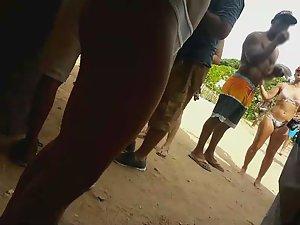 So close to a perfect cameltoe Picture 7