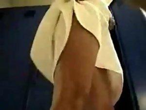 Sexy ass spied in front of a locker Picture 7