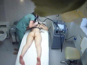 Spying on hair removal of a petite girl Picture 3