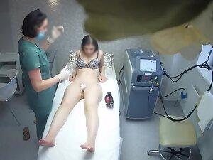 Spying on hair removal of a petite girl Picture 7