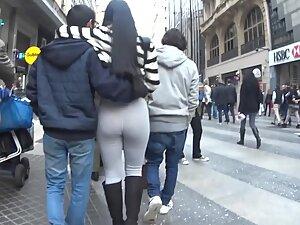 Shorter guy scored a sexy taller girlfriend