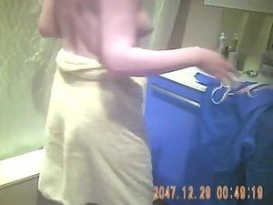 Chubby mature lady on a hidden cam Picture 2