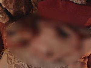 Blonde girl caught playing with a dildo Picture 2