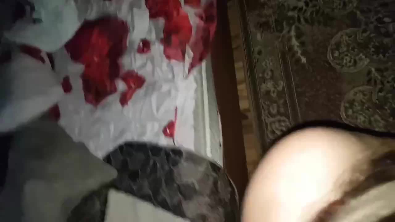 Shy girl talked into sucking dick in front of camera