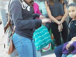 Peeping on future stripper Picture 5