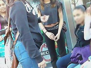 Peeping on future stripper Picture 7