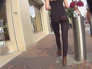 Slutty teen walks with her mother Picture 1