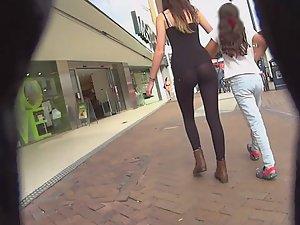 Slutty teen walks with her mother Picture 7