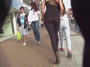 Slutty teen walks with her mother Picture 8