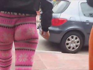 Perfect swag in pinkish tights Picture 5
