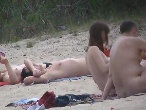 Sexy women on a nudist beach Picture 6