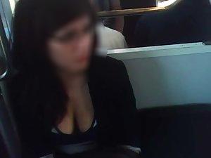 Depressed commuter with big boobs Picture 4